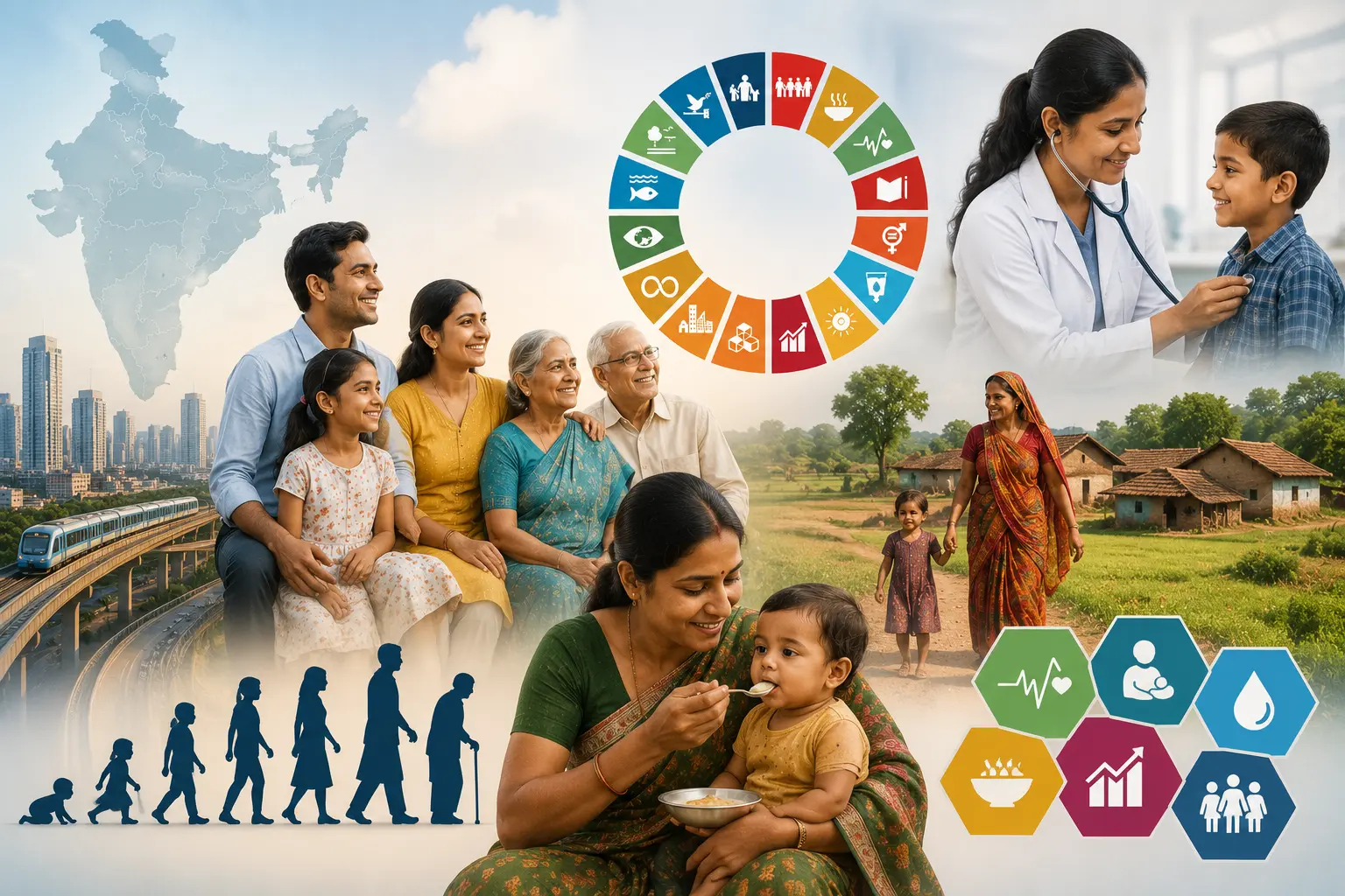 Paradigm Shifts in Population and Health in India: An In-depth Analysis of SDGs